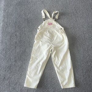 Vintage Oshkosh Light Weight Yellow Floral Overalls. Size 5
